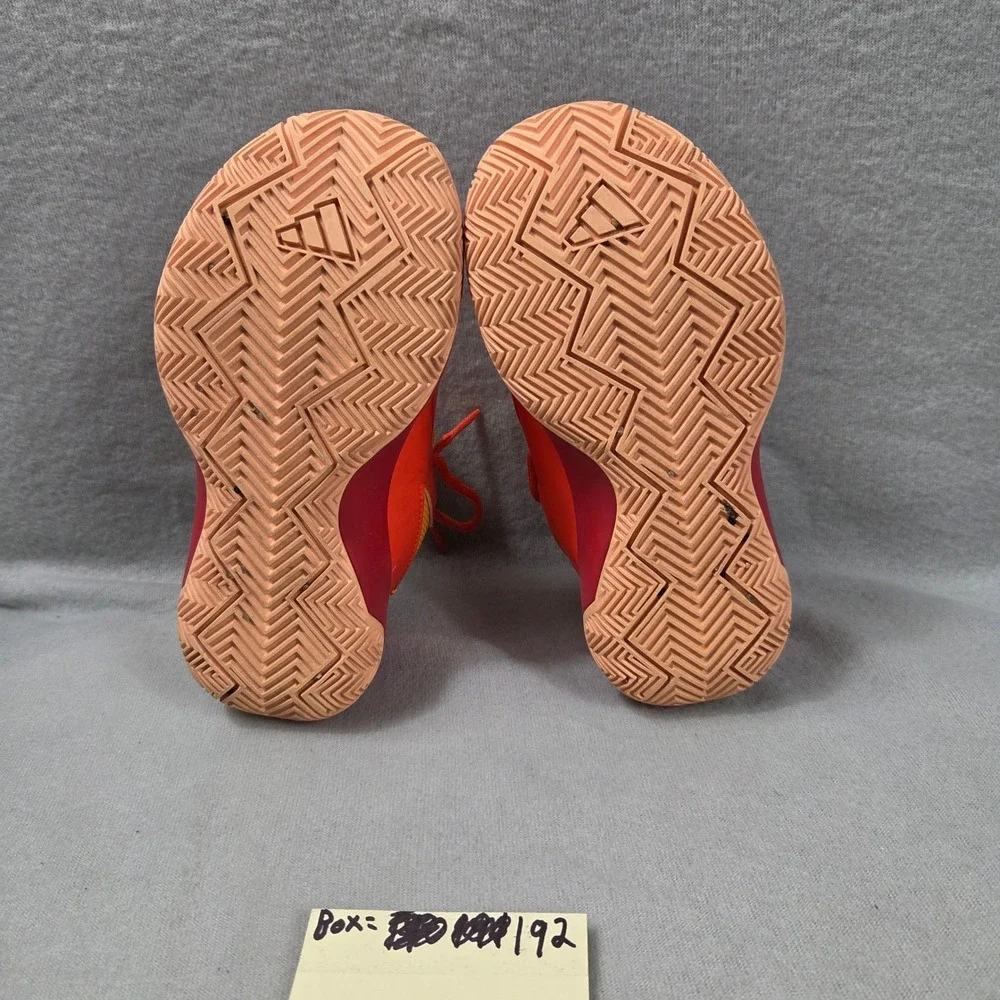 Adidas Ownthegame 2.0 K Kids Basketball Shoes Solar Red Orange IE9245 Size 11.5K